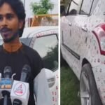 प्रेमिका के 3400 किस मार्क वाली कार Viral, पुलिस ने 5500 रु का चालान काटा